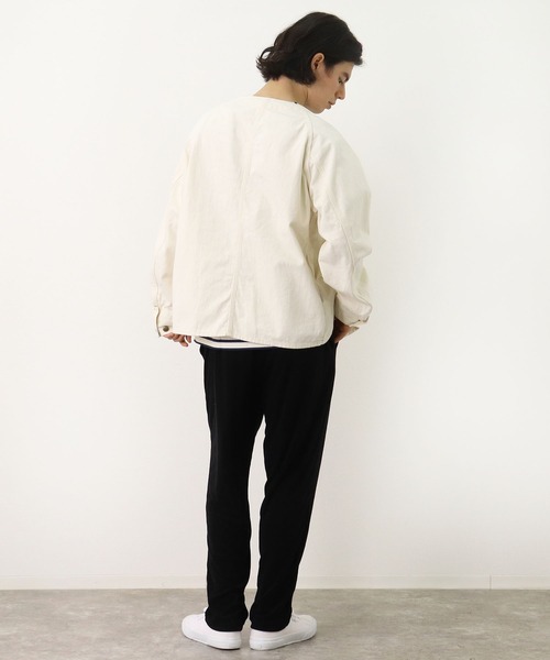 CAL O LINE（キャルオーライン）の「【 CAL O LINE / キャル オー ライン 】エンジニア ジャケット カバーオール デニムジャケット CL162-047 SES（デニムジャケット・メンズ・ホワイト/ブルー・M/L）」の15枚目の写真