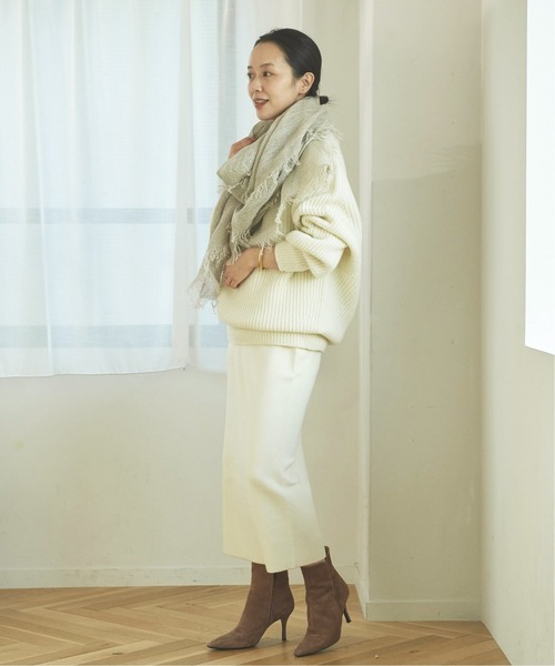 plage（プラージュ）の「ストレッチ ミラノリブ スカート◆（スカート・レディース・ホワイト・38/36）」の7枚目の写真