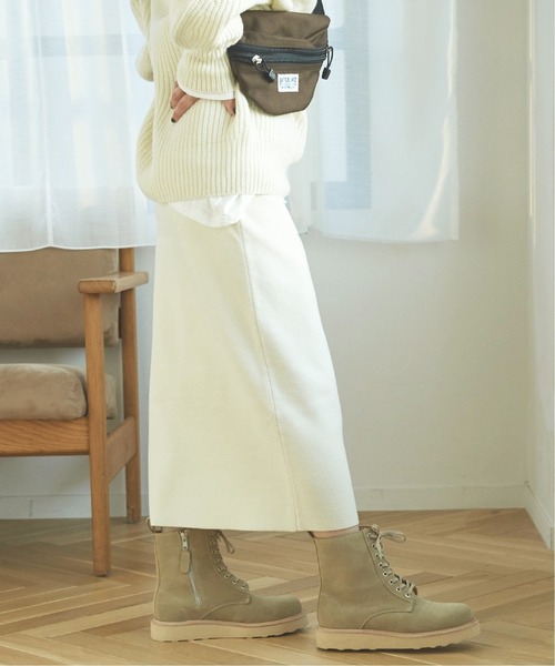 plage（プラージュ）の「ストレッチ ミラノリブ スカート◆（スカート・レディース・ホワイト・38/36）」の4枚目の写真