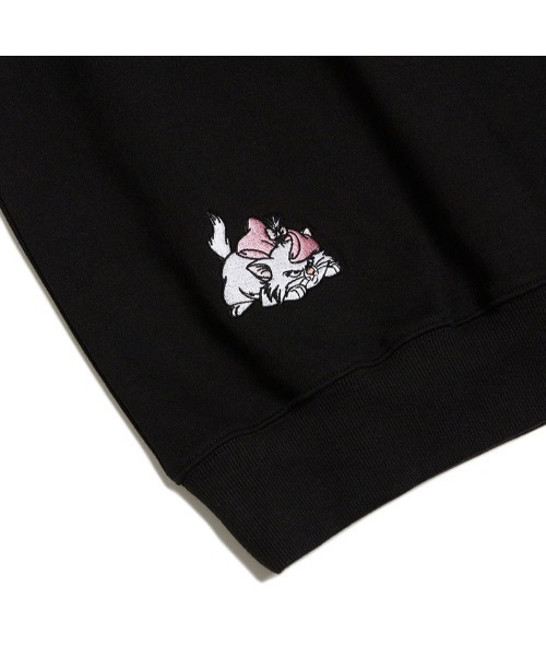 KIRSH×Disney　キルシー　おしゃれキャット　マリー　トレーナー　グレー A'GEM/9 × .kom『KIRSH/キルシー』×『おしゃれキャット