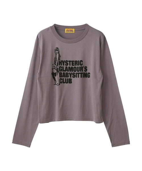 「HYSTERIC GLAMOUR」 スウェットカットソー FREE グレー レディース VIXEN GIRLワッペン スウェット|HYSTERIC GLAMOUR MEN