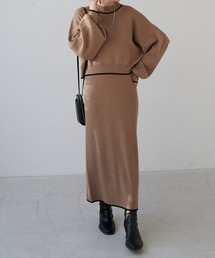 DISCOAT | 4WAYレイヤードニットワンピース(ワンピース)