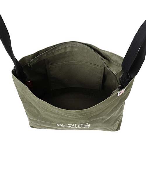 Manhattan Portage(マンハッタンポーテージ)の「Canvas Clearview Shoulder Bag Canvas 2021(ショルダーバッグ・メンズ・オリーブ/ベージュ/ダークネイビー・MEDIUM)」の20枚目の写真