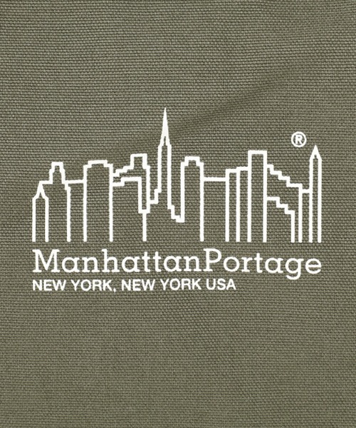 Manhattan Portage(マンハッタンポーテージ)の「Canvas Clearview Shoulder Bag Canvas 2021(ショルダーバッグ・メンズ・オリーブ/ベージュ/ダークネイビー・MEDIUM)」の7枚目の写真