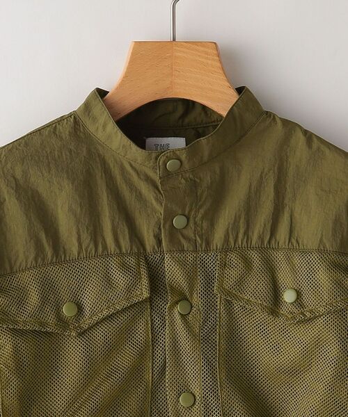 THE PARK SHOP（ザパークショップ）の「THE PARK SHOP:PARK SPORTS SHIRTS(105～145cm)（シャツ/ブラウス・キッズ・ブラック/オリーブ・105/115/125/135/S/145）」の8枚目の写真