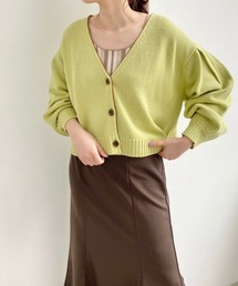 LOWRYS FARM | パイピングショートカーディガンＬＳ　264394(カーディガン/ボレロ)