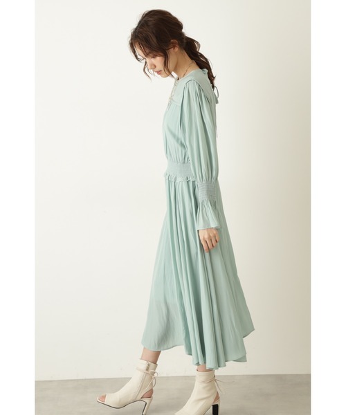 JILL STUART(ジルスチュアート)の「◆アメリアワンピース(ワンピース・レディース・ライトグリーン/ベージュ・0/4/2)」の7枚目の写真