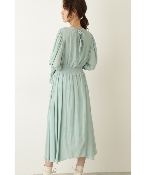 JILL STUART(ジルスチュアート)の「◆アメリアワンピース(ワンピース・レディース・ライトグリーン/ベージュ・0/4/2)」の5枚目の写真