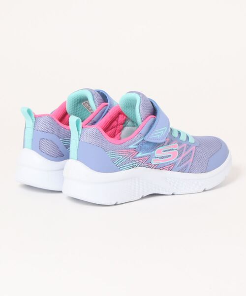 SKECHERS(スケッチャーズ)の「//////302468L-LAV/MICROSPEC - BOLD DELIGHT(スニーカー・キッズ・ブルー・18cm/17cm/19cm/20cm/21cm)」の2枚目の写真