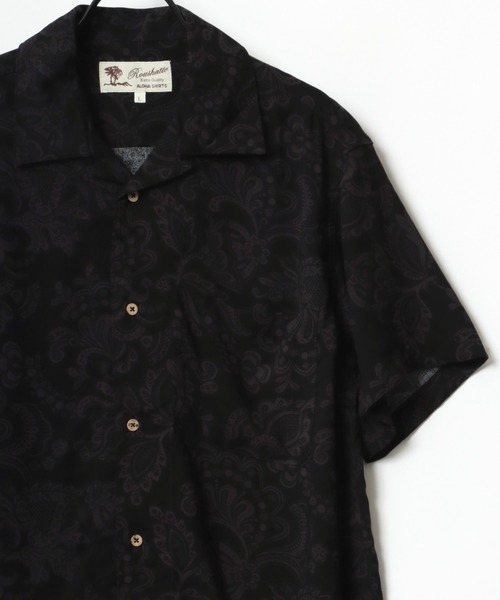 Lazar（ラザル）の「レーヨン ストリート オープンカラー アロハシャツ/総柄シャツ（シャツ/ブラウス・メンズ・ホワイト系その他/ブラック系その他/ブルー系その他/レッド系その他/ホワイト系その他2/ブラック系その他2/ブラック系その他3/ブラック系その他4/ブラック系その他5/ブラック系その他6・LL/M/L）」の5枚目の写真