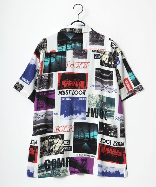 Lazar（ラザル）の「レーヨン ストリート オープンカラー アロハシャツ/総柄シャツ（シャツ/ブラウス・メンズ・ホワイト系その他/ブラック系その他/ブルー系その他/レッド系その他/ホワイト系その他2/ブラック系その他2/ブラック系その他3/ブラック系その他4/ブラック系その他5/ブラック系その他6・LL/M/L）」の21枚目の写真