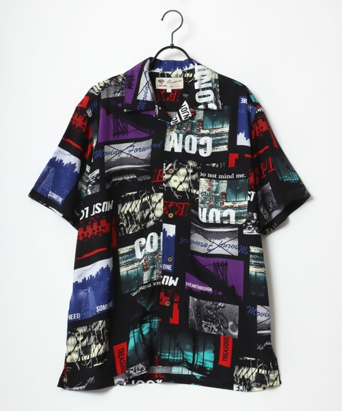 Lazar（ラザル）の「レーヨン ストリート オープンカラー アロハシャツ/総柄シャツ（シャツ/ブラウス・メンズ・ホワイト系その他/ブラック系その他/ブルー系その他/レッド系その他/ホワイト系その他2/ブラック系その他2/ブラック系その他3/ブラック系その他4/ブラック系その他5/ブラック系その他6・LL/M/L）」の13枚目の写真