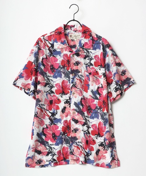 Lazar（ラザル）の「レーヨン ストリート オープンカラー アロハシャツ/総柄シャツ（シャツ/ブラウス・メンズ・ホワイト系その他/ブラック系その他/ブルー系その他/レッド系その他/ホワイト系その他2/ブラック系その他2/ブラック系その他3/ブラック系その他4/ブラック系その他5/ブラック系その他6・LL/M/L）」の20枚目の写真