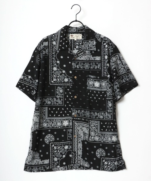 Lazar（ラザル）の「レーヨン ストリート オープンカラー アロハシャツ/総柄シャツ（シャツ/ブラウス・メンズ・ホワイト系その他/ブラック系その他/ブルー系その他/レッド系その他/ホワイト系その他2/ブラック系その他2/ブラック系その他3/ブラック系その他4/ブラック系その他5/ブラック系その他6・LL/M/L）」の15枚目の写真