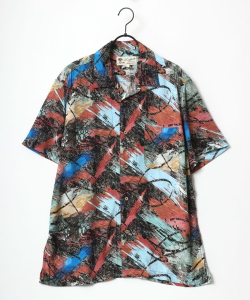 Lazar（ラザル）の「レーヨン ストリート オープンカラー アロハシャツ/総柄シャツ（シャツ/ブラウス・メンズ・ホワイト系その他/ブラック系その他/ブルー系その他/レッド系その他/ホワイト系その他2/ブラック系その他2/ブラック系その他3/ブラック系その他4/ブラック系その他5/ブラック系その他6・LL/M/L）」の18枚目の写真