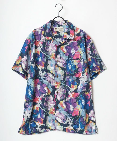 Lazar（ラザル）の「レーヨン ストリート オープンカラー アロハシャツ/総柄シャツ（シャツ/ブラウス・メンズ・ホワイト系その他/ブラック系その他/ブルー系その他/レッド系その他/ホワイト系その他2/ブラック系その他2/ブラック系その他3/ブラック系その他4/ブラック系その他5/ブラック系その他6・LL/M/L）」の19枚目の写真