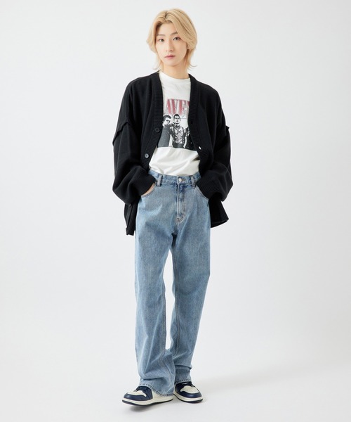 re_k by JUNRED（レクバイジュンレッド）の「【　re_k by JUNRED　】レングスが選べる デニムフレアパンツ（デニムパンツ・メンズ・ブルー/ブラック・S/L/M1/M/S1/L1）」の18枚目の写真