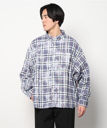 A4A | A4A/エーフォーエー/2COL check SH/ブリーチチェックシャツ(シャツ/ブラウス)