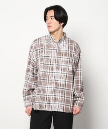 A4A | A4A/エーフォーエー/2COL check SH/ブリーチチェックシャツ(シャツ/ブラウス)