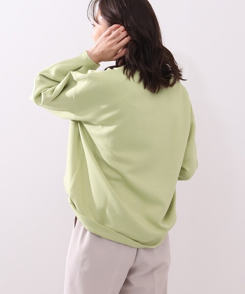 DRESKIP（ドレスキップ）の「◆もちさらダンボ－ル袖タック配色ステッチプルオーバー（Tシャツ/カットソー・レディース・ブラック/オフホワイト/サンドベージュ/レモンイエロー・02/03/04）」の19枚目の写真