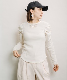 ELVENCE DEUX | ワッフルカタギャザーPO(Tシャツ/カットソー)
