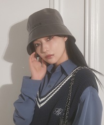 ANDGEEBEE（アンジービー）の「フェイクレザーロゴバケットハット（ハット）」