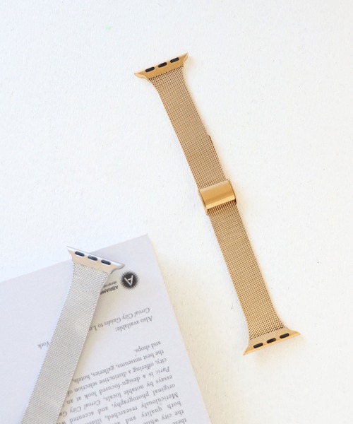 SiNCERE（シンシア）の「Apple Watch Band Mesh Ladies / アップルウォッチ バンド ステンレスメッシュ レディースタイプ（デジタル腕時計・レディース・ピンクゴールド/ブラック/シルバー/ゴールド/レッド/ブルー・38）」の6枚目の写真