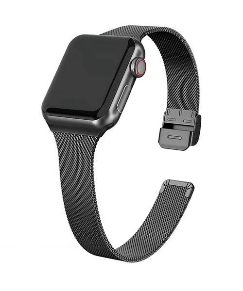 SiNCERE（シンシア）の「Apple Watch Band Mesh Ladies / アップルウォッチ バンド ステンレスメッシュ レディースタイプ（デジタル腕時計・レディース・ピンクゴールド/ブラック/シルバー/ゴールド/レッド/ブルー・38）」の8枚目の写真
