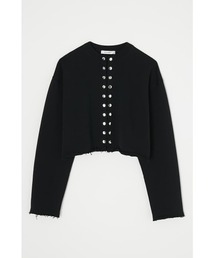 MOUSSY | BUTTON UP CROPPED カーディガン(カーディガン/ボレロ)