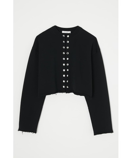 MOUSSY（マウジー）の「BUTTON UP CROPPED カーディガン（カーディガン/ボレロ・レディース・ブラック/ライトグリーン/アイボリー/バーガンディー・FREE）」の11枚目の写真