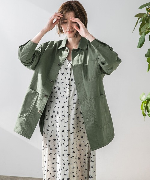 フレンチミリタリージャケット 271973（ミリタリージャケット）｜A