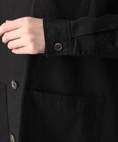 A part by（アパートバイ）の「フレンチミリタリージャケット　271973（ミリタリージャケット・レディース・ブラック/カーキ・FREE）」の11枚目の写真