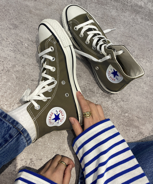 CONVERSE(コンバース)の「【CONVERSE/コンバース】 ALLSTAR J HI:スニーカー(スニーカー・レディース・カーキ・23cm/23.5cm/24cm/24.5cm/25cm)」の1枚目の写真