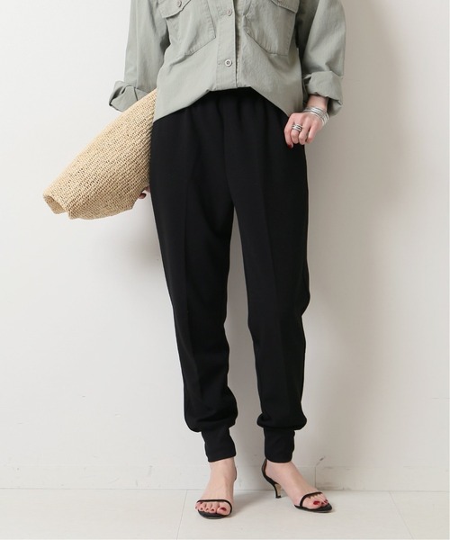 Spick & Span（スピックアンドスパン）の「≪追加≫ジョーゼットジョガーパンツ（その他パンツ・レディース・ブラック・38/36）」の12枚目の写真