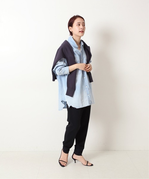 Spick & Span（スピックアンドスパン）の「≪追加≫ジョーゼットジョガーパンツ（その他パンツ・レディース・ブラック・38/36）」の18枚目の写真