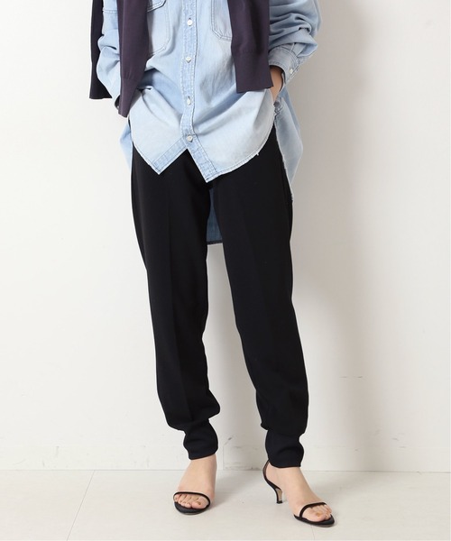 Spick & Span（スピックアンドスパン）の「≪追加≫ジョーゼットジョガーパンツ（その他パンツ・レディース・ブラック・38/36）」の19枚目の写真