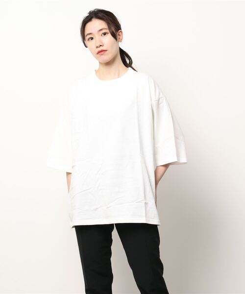 FRUIT OF THE LOOM(フルーツオブザルーム)の「《FRUIT OF THE LOOM》 7oz HEAVY WEIGHT BIG T(Tシャツ/カットソー・レディース・ホワイト/カーキ/ブラック/杢グレー・LARGE/MEDIUM/X-LARGE)」の22枚目の写真