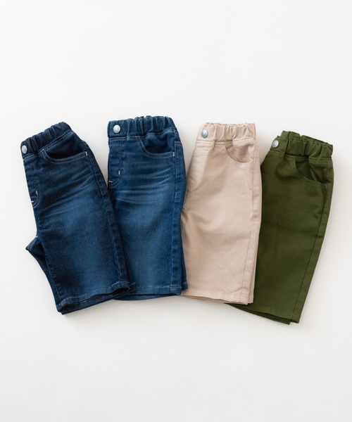 RUGGEDWORKS（ラゲッドワークス）の「《made in Japan》 　５ポケットツイルハーフパンツ（その他パンツ・キッズ・ベージュ/カーキ・90/140/110/130/100/150/120）」の3枚目の写真