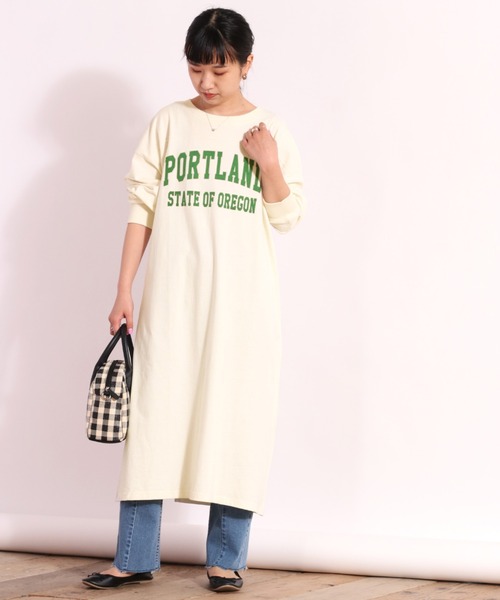 cepo（セポ）の「フットボールカットワンピース（ワンピース・レディース・オフホワイト/ブルー/チャコール・M）」の9枚目の写真