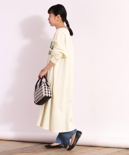 cepo（セポ）の「フットボールカットワンピース（ワンピース・レディース・オフホワイト/ブルー/チャコール・M）」の14枚目の写真