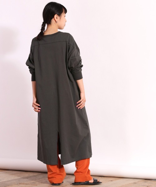 cepo（セポ）の「フットボールカットワンピース（ワンピース・レディース・オフホワイト/ブルー/チャコール・M）」の11枚目の写真