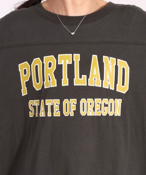 cepo（セポ）の「フットボールカットワンピース（ワンピース・レディース・オフホワイト/ブルー/チャコール・M）」の8枚目の写真