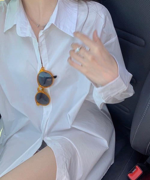 HALEY PESCA（ヘーリーペスカ）の「HALEY PESCA/ストライプカジュアルシャツ（シャツ/ブラウス・レディース・ホワイト/グリーン/ピンク・FREE）」の4枚目の写真