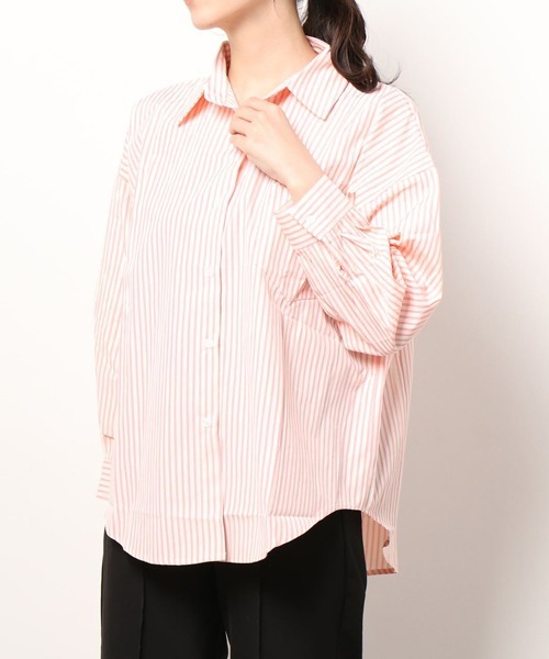 HALEY PESCA（ヘーリーペスカ）の「HALEY PESCA/ストライプカジュアルシャツ（シャツ/ブラウス・レディース・ホワイト/グリーン/ピンク・FREE）」の20枚目の写真