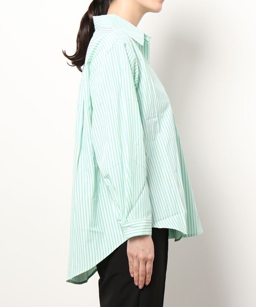 HALEY PESCA（ヘーリーペスカ）の「HALEY PESCA/ストライプカジュアルシャツ（シャツ/ブラウス・レディース・ホワイト/グリーン/ピンク・FREE）」の21枚目の写真