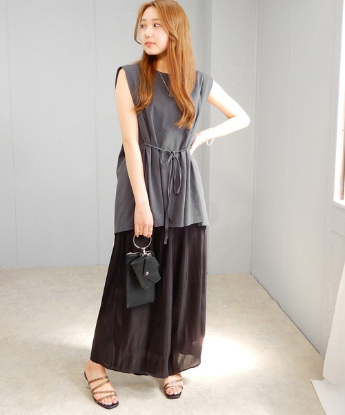 minia(ミニア)の「クリアヒールチューブサンダル ◇(サンダル・レディース・アイボリー/ブラック/ブラウン・S/M/L/LL)」の8枚目の写真