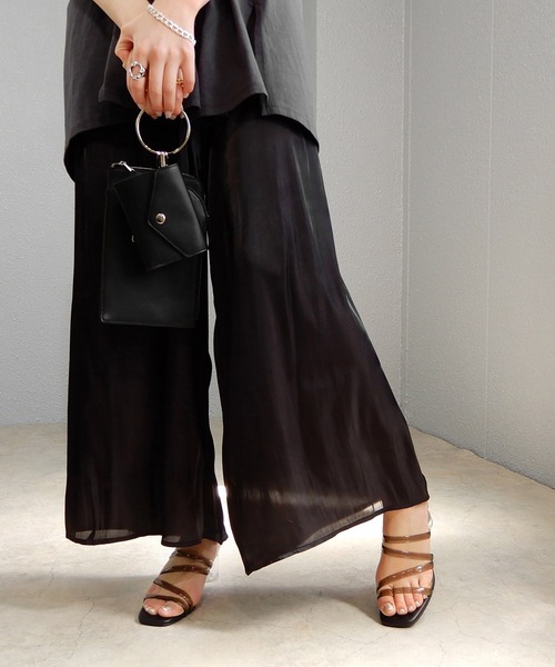 minia(ミニア)の「クリアヒールチューブサンダル ◇(サンダル・レディース・アイボリー/ブラック/ブラウン・S/M/L/LL)」の12枚目の写真