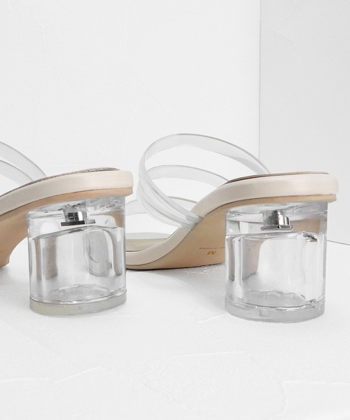 minia(ミニア)の「クリアヒールチューブサンダル ◇(サンダル・レディース・アイボリー/ブラック/ブラウン・S/M/L/LL)」の13枚目の写真