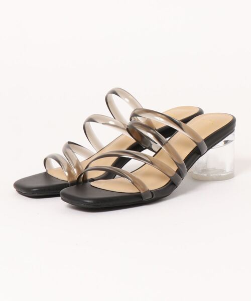 minia(ミニア)の「クリアヒールチューブサンダル ◇(サンダル・レディース・アイボリー/ブラック/ブラウン・S/M/L/LL)」の20枚目の写真