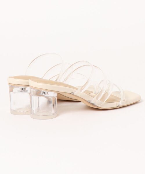 minia(ミニア)の「クリアヒールチューブサンダル ◇(サンダル・レディース・アイボリー/ブラック/ブラウン・S/M/L/LL)」の18枚目の写真